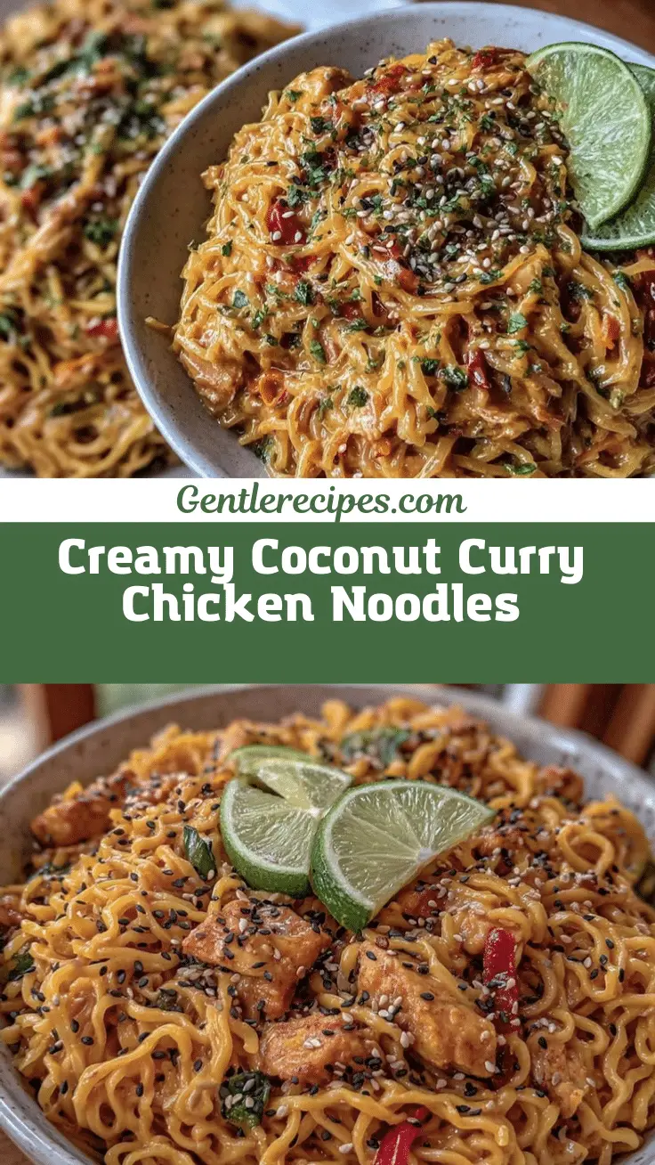 Creamy Coconut Curry Chicken Noodles – Easy Thai-Inspired Dinner Recipe 5 creamy coconut curry chicken noodles recipe