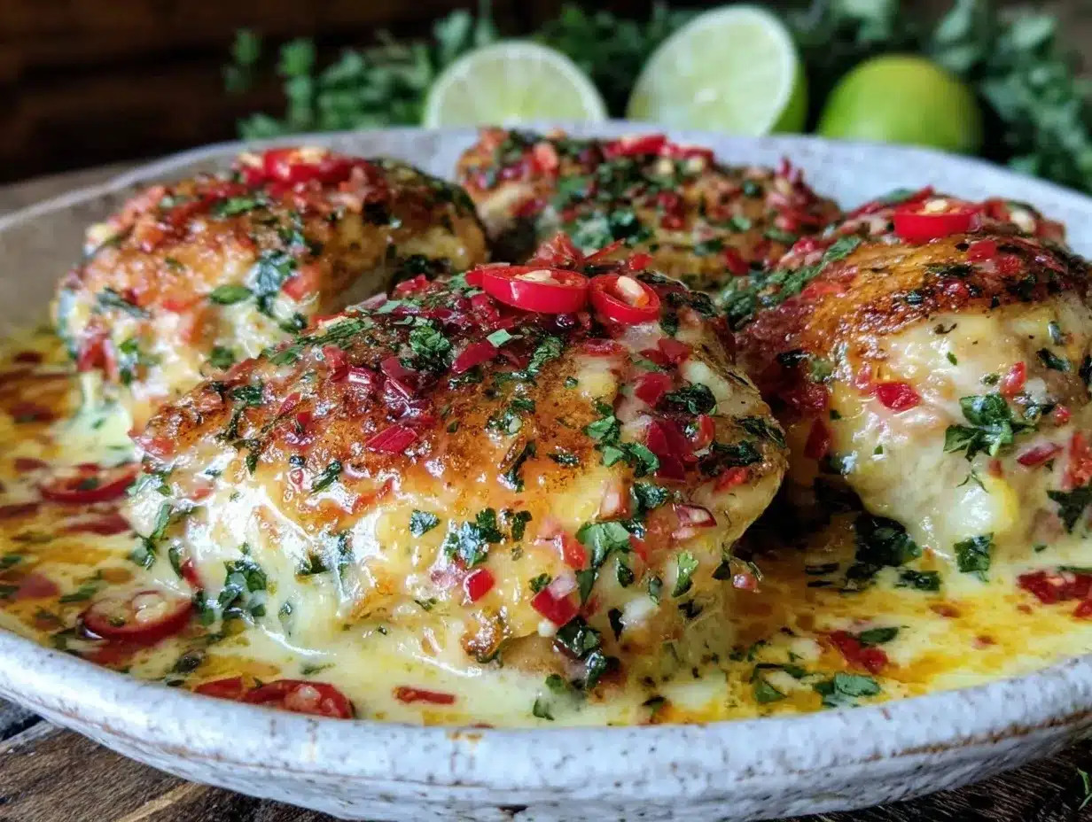 Creamy Coconut Lime Chicken Recipe 5 Easy Steps for Zesty Dinner 4 creamy coconut lime chicken preparation steps