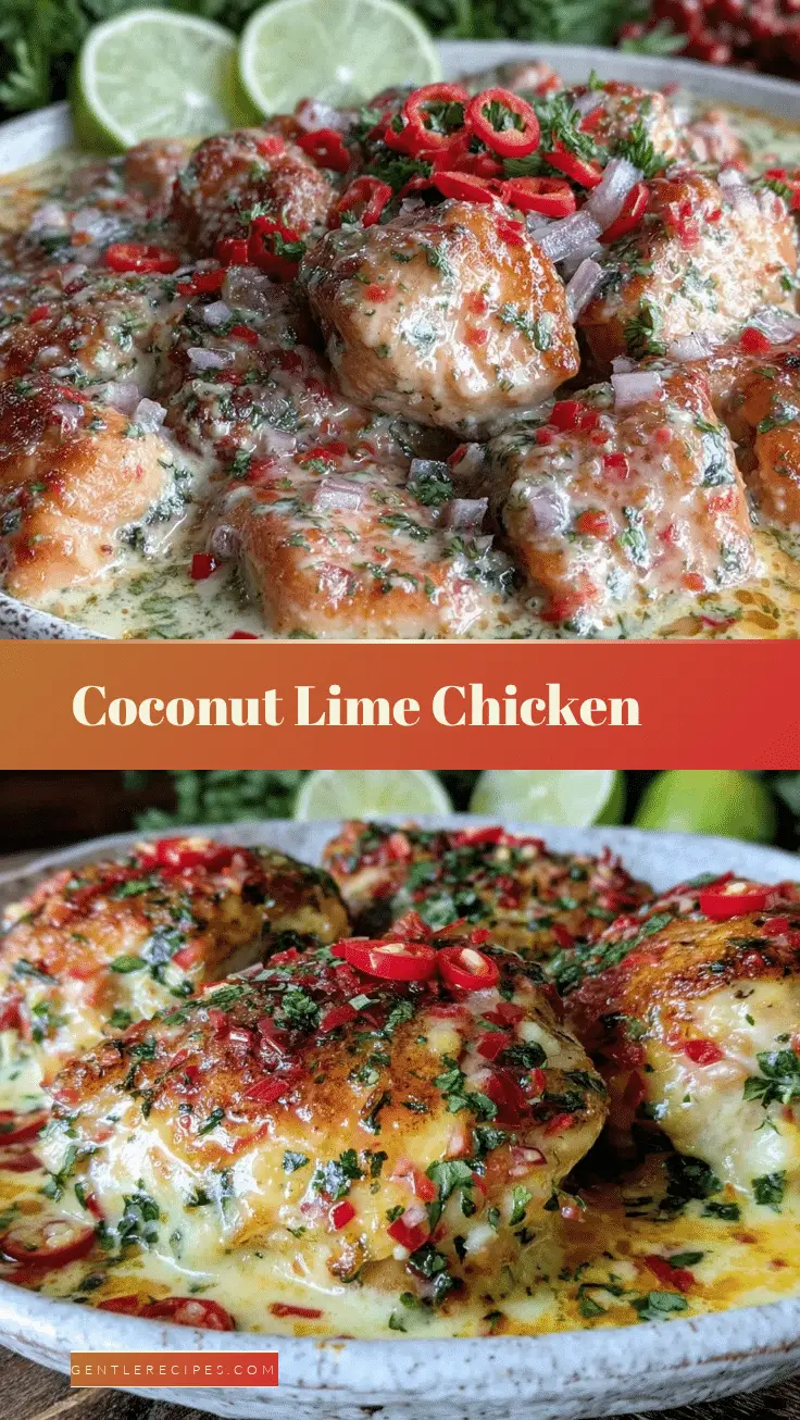 Creamy Coconut Lime Chicken Recipe 5 Easy Steps for Zesty Dinner 5 creamy coconut lime chicken recipe