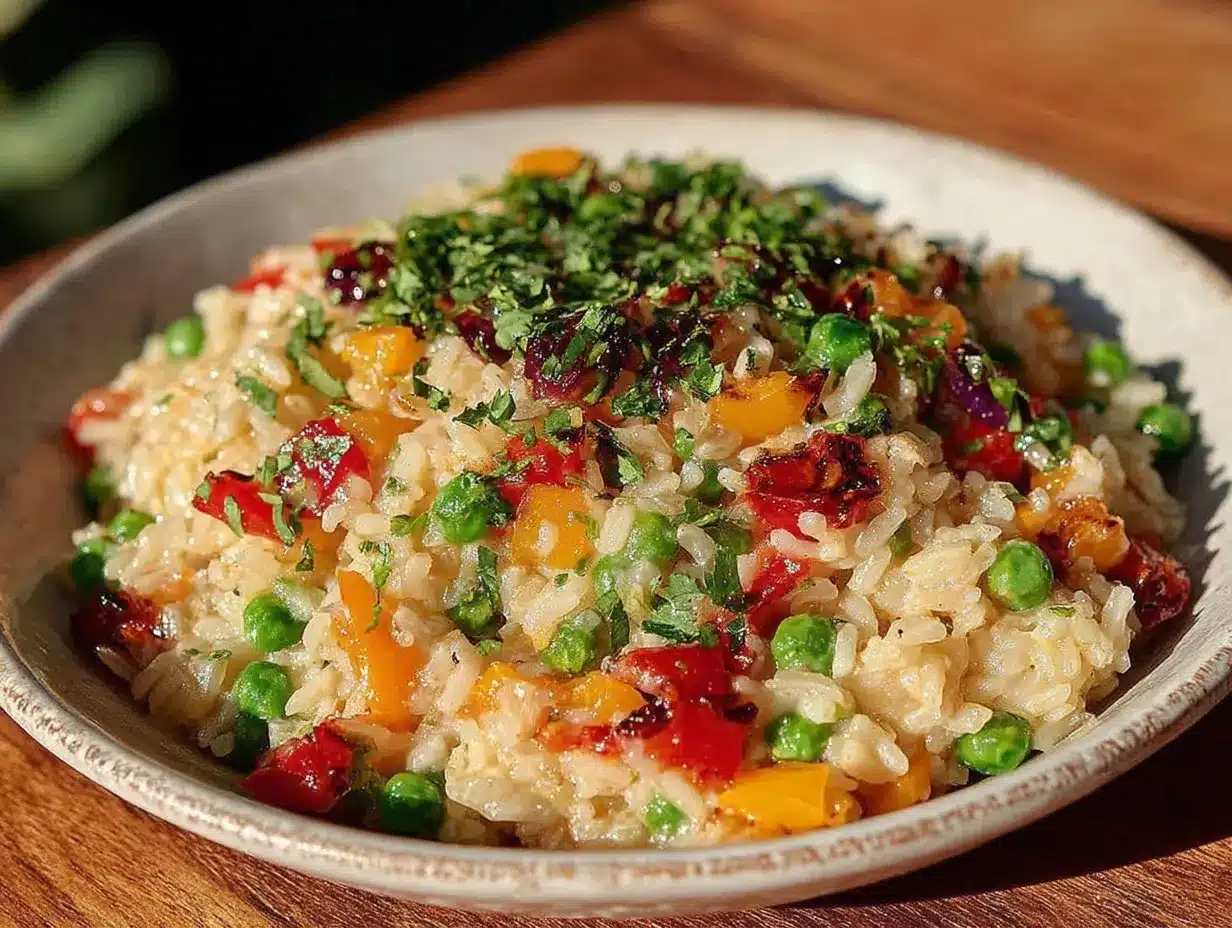 Creamy Coconut Pepper Rice Recipe Easy Tropical Summer Side Dish 4 creamy coconut pepper rice preparation steps