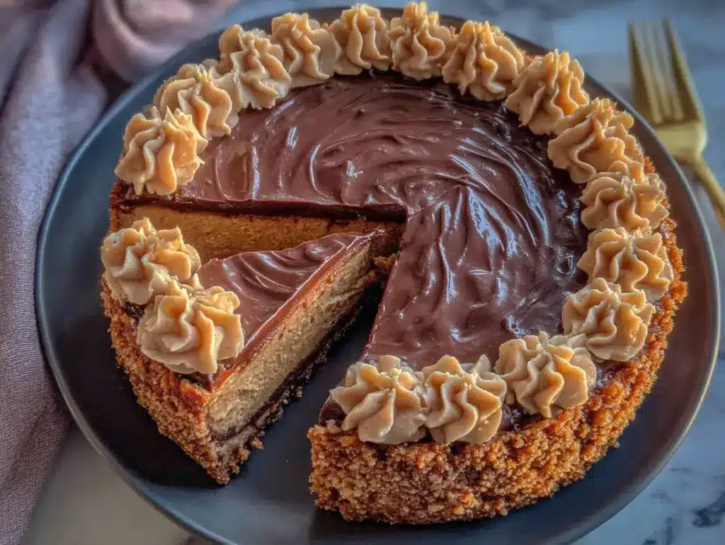 creamy coffee cheesecake recipe - featured image
