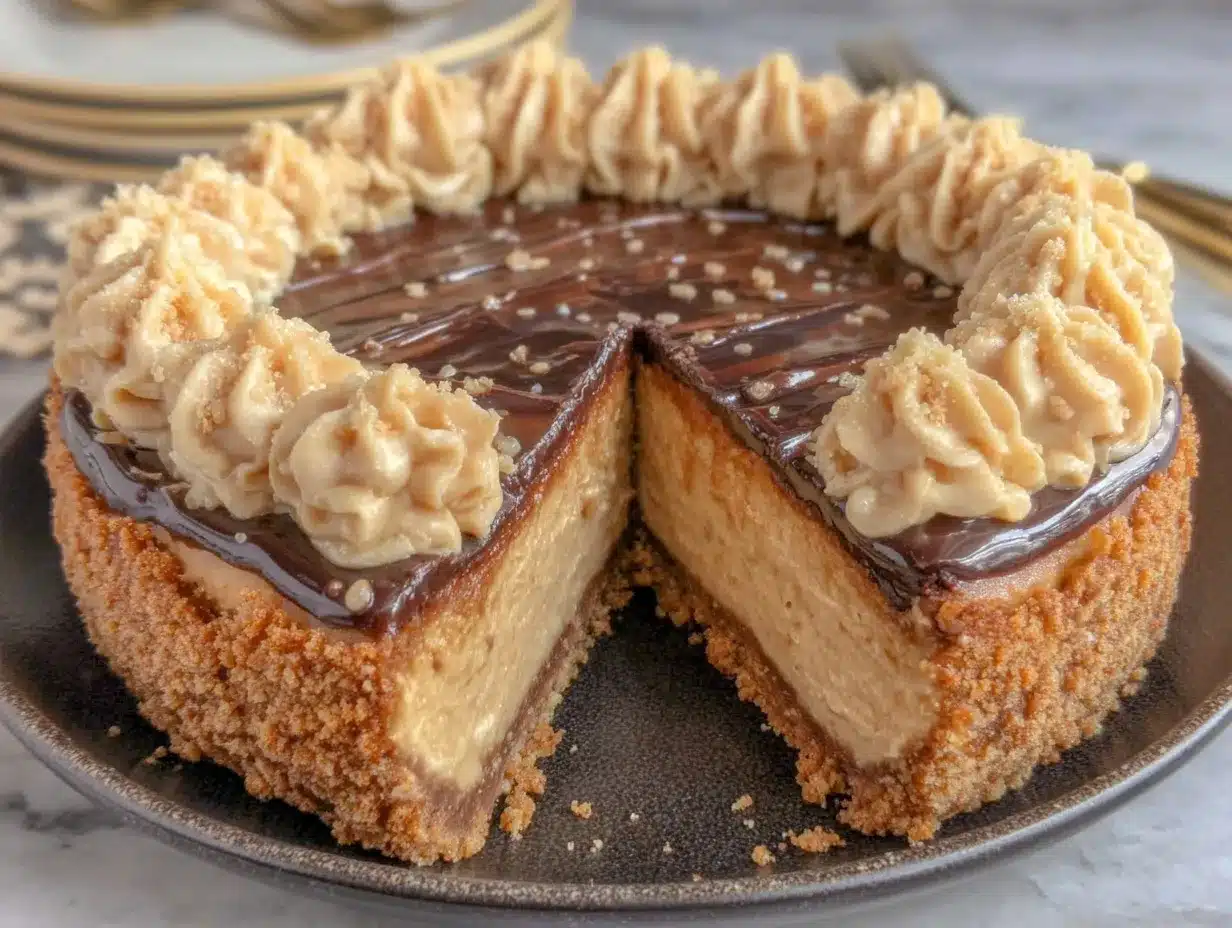 Creamy Coffee Cheesecake Recipe – Easy Chocolate Ganache Dessert 4 creamy coffee cheesecake recipe preparation steps