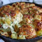 creamy garlic parmesan chicken skillet - featured image