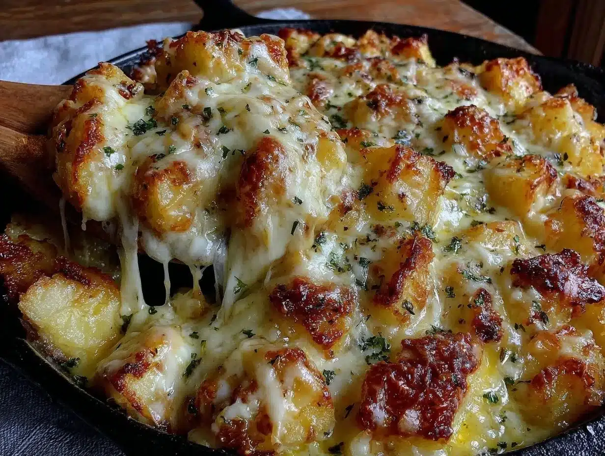 Creamy Garlic Parmesan Chicken Skillet Recipe for Perfect Valentine’s Dinner 4 creamy garlic parmesan chicken skillet preparation steps