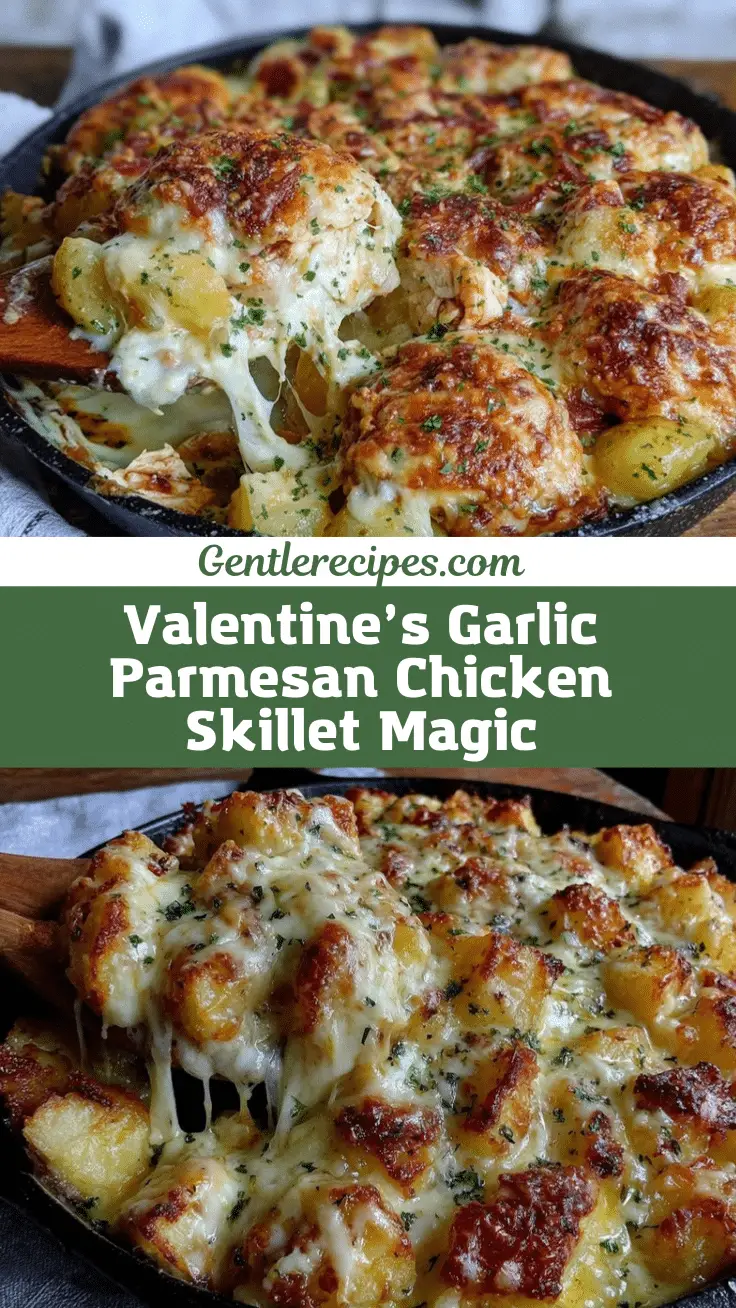 Creamy Garlic Parmesan Chicken Skillet Recipe for Perfect Valentine’s Dinner 5 creamy garlic parmesan chicken skillet recipe