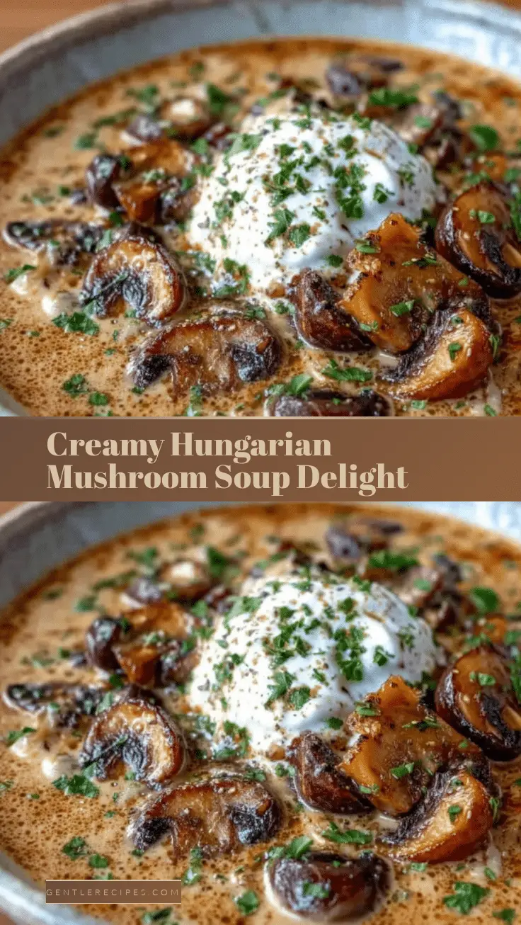 Creamy Hungarian Mushroom Soup Recipe Easy Authentic Comfort Food 5 creamy Hungarian mushroom soup recipe