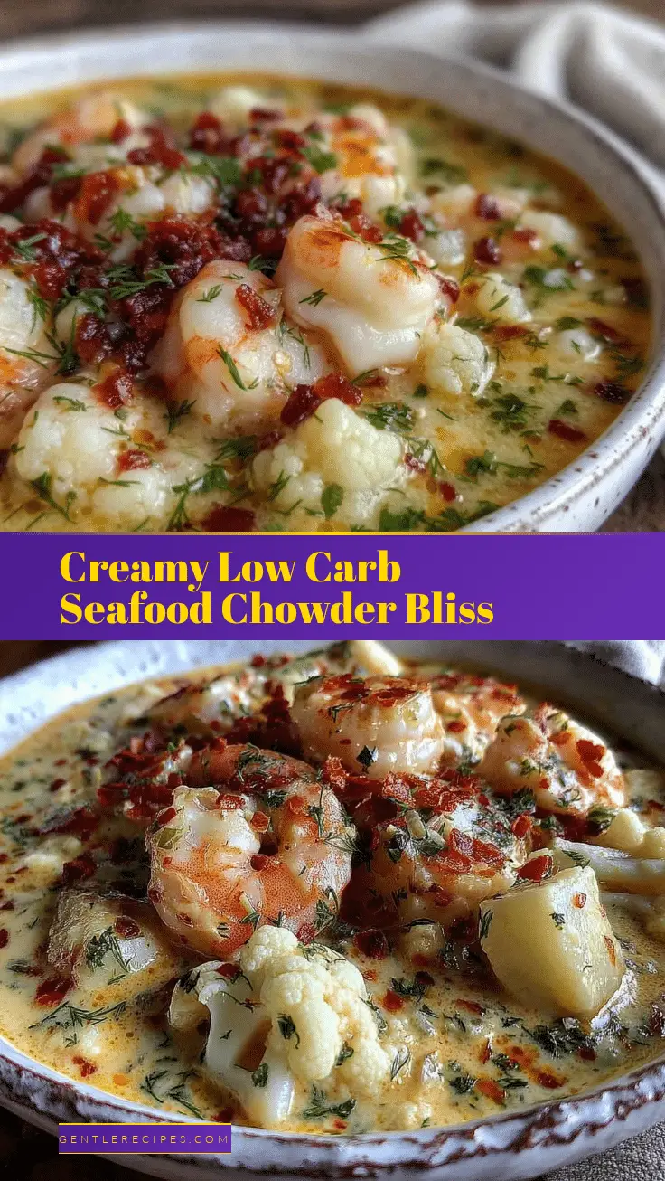 Creamy Low Carb Seafood Chowder Soup Recipe Easy Healthy Mediterranean Dinner 5 creamy low carb seafood chowder soup recipe
