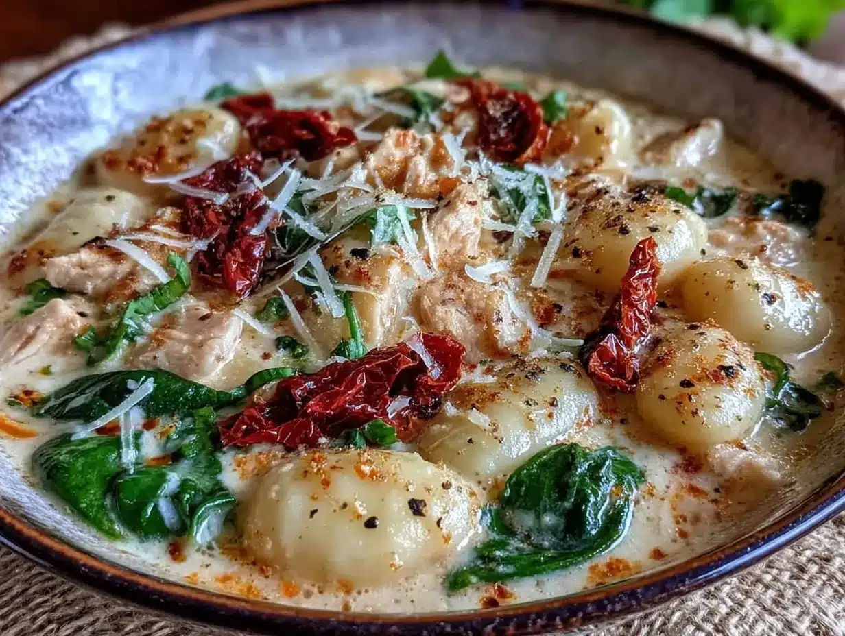 Creamy Marry Me Chicken Gnocchi Soup Recipe for a Cozy Valentine’s Dinner 4 Creamy Marry Me Chicken Gnocchi Soup preparation steps