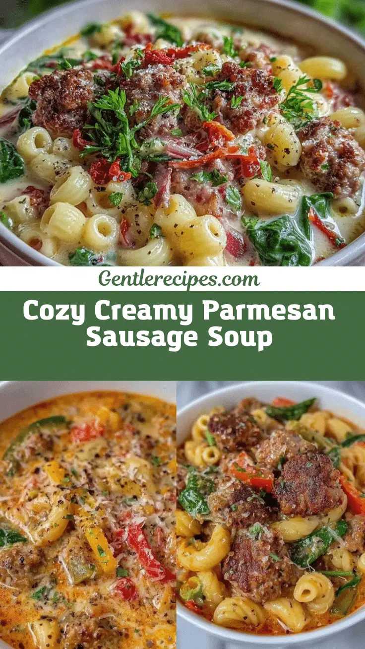 Creamy Parmesan Italian Sausage Ditalini Soup Best 30-Minute Comfort Recipe 5 Creamy Parmesan Italian Sausage Ditalini Soup recipe