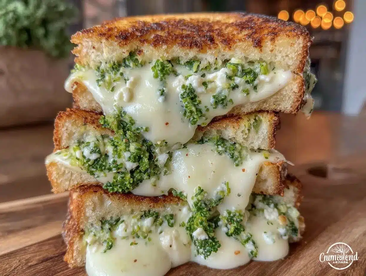 Creamy Spinach and Feta Grilled Cheese Recipe Easy Homemade Sandwich Idea 4 creamy spinach and feta grilled cheese preparation steps