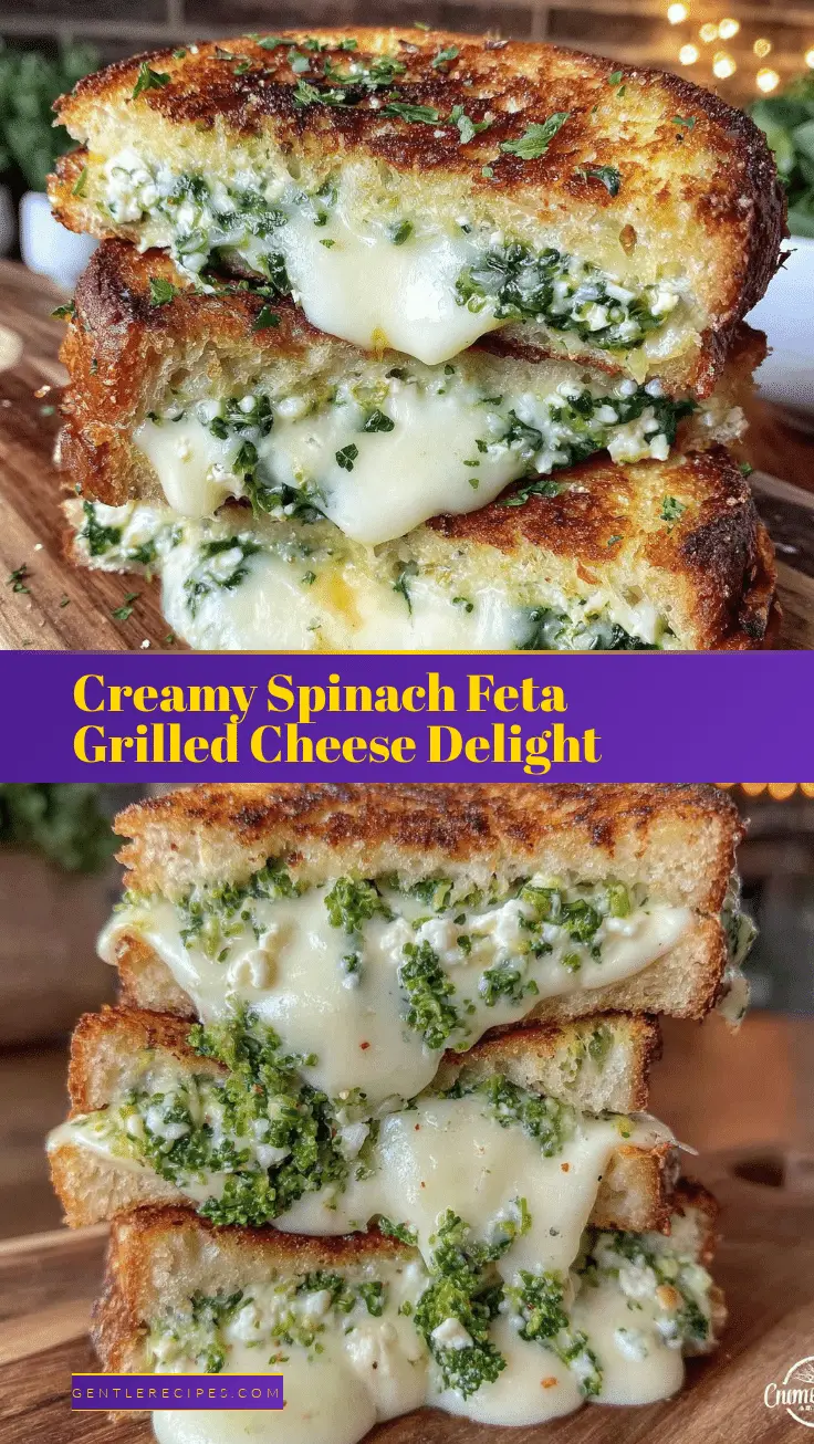 Creamy Spinach and Feta Grilled Cheese Recipe Easy Homemade Sandwich Idea 5 creamy spinach and feta grilled cheese recipe