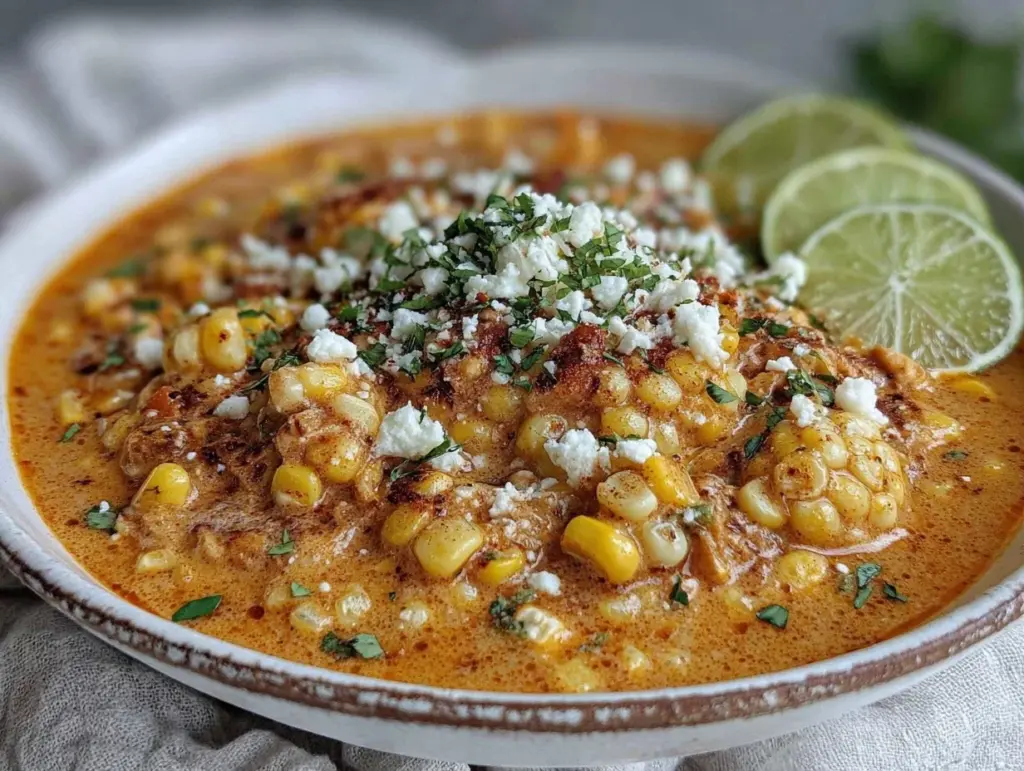 Creamy Street Corn Chicken Chili - featured image