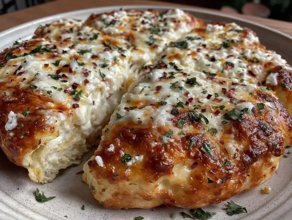 creamy white garlic pizza sauce - featured image