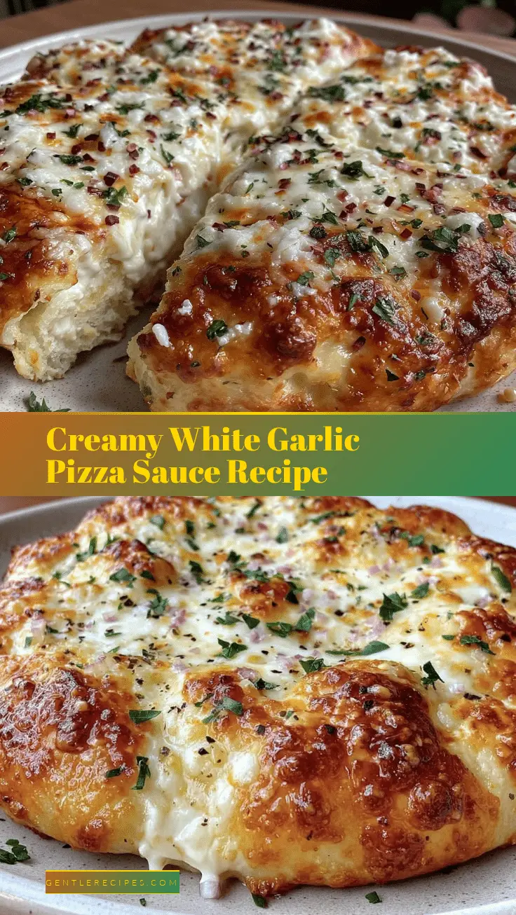 Creamy White Garlic Pizza Sauce Recipe Easy Homemade White Pizza Sauce 5 creamy white garlic pizza sauce recipe