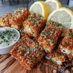 crispy baked fish sticks - featured image