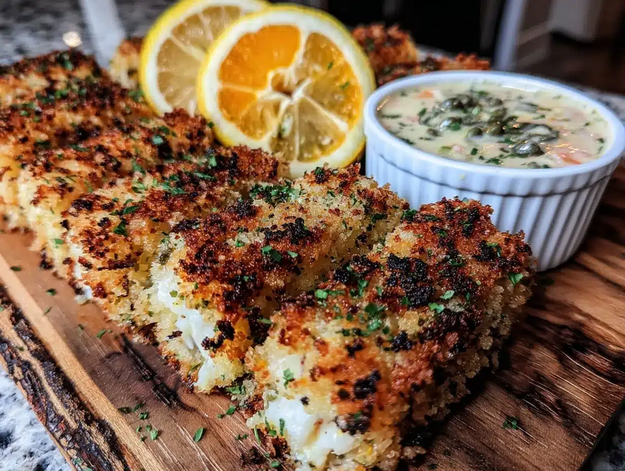 Crispy Baked Fish Sticks Recipe – Easy Homemade Fish Dinner 4 crispy baked fish sticks preparation steps