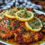 crispy lemon chicken romano - featured image