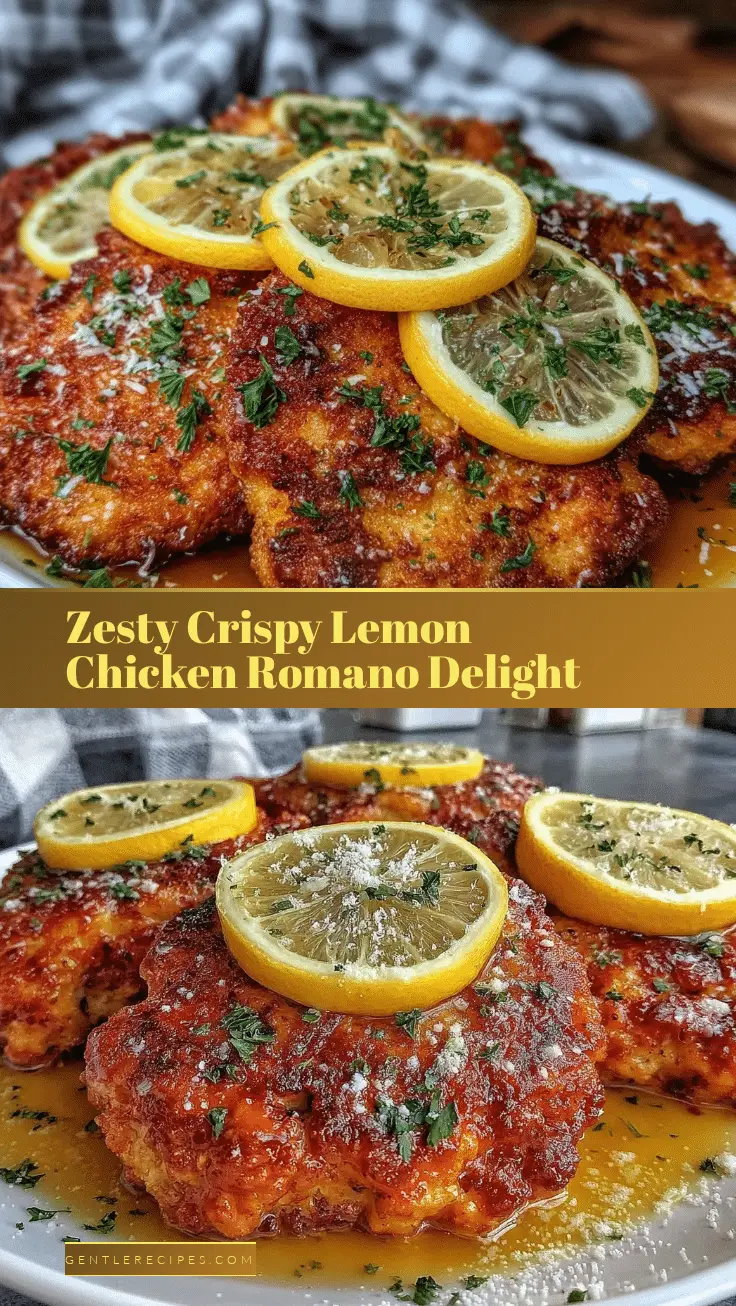 Crispy Lemon Chicken Romano Recipe 5 Easy Steps for Perfect Dinner 5 crispy lemon chicken romano recipe