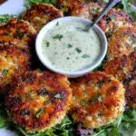 crispy quinoa patties - featured image
