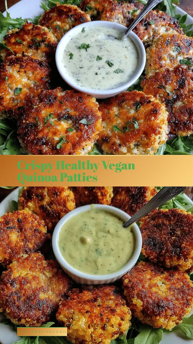 Crispy Quinoa Patties Recipe Easy Healthy Vegetarian Appetizers to Make 5 crispy quinoa patties recipe