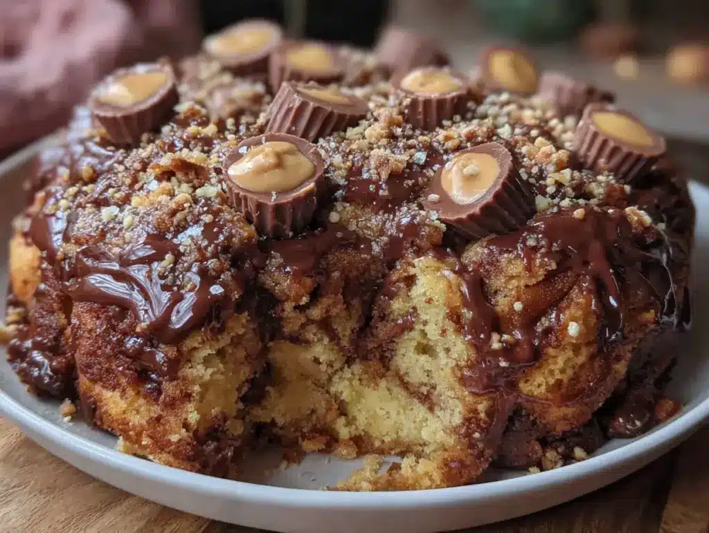 Crock-Pot Peanut Butter Cup Cake - featured image