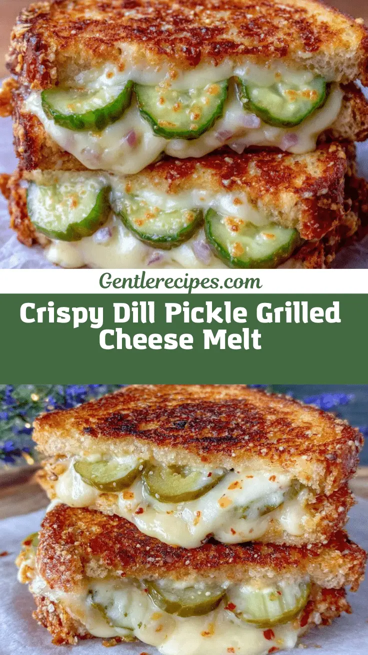 Dill Pickle Grilled Cheese Melt – Easy 20-Minute Ultimate Sandwich Recipe 5 dill pickle grilled cheese recipe