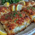 easy crispy baked cod recipe - featured image