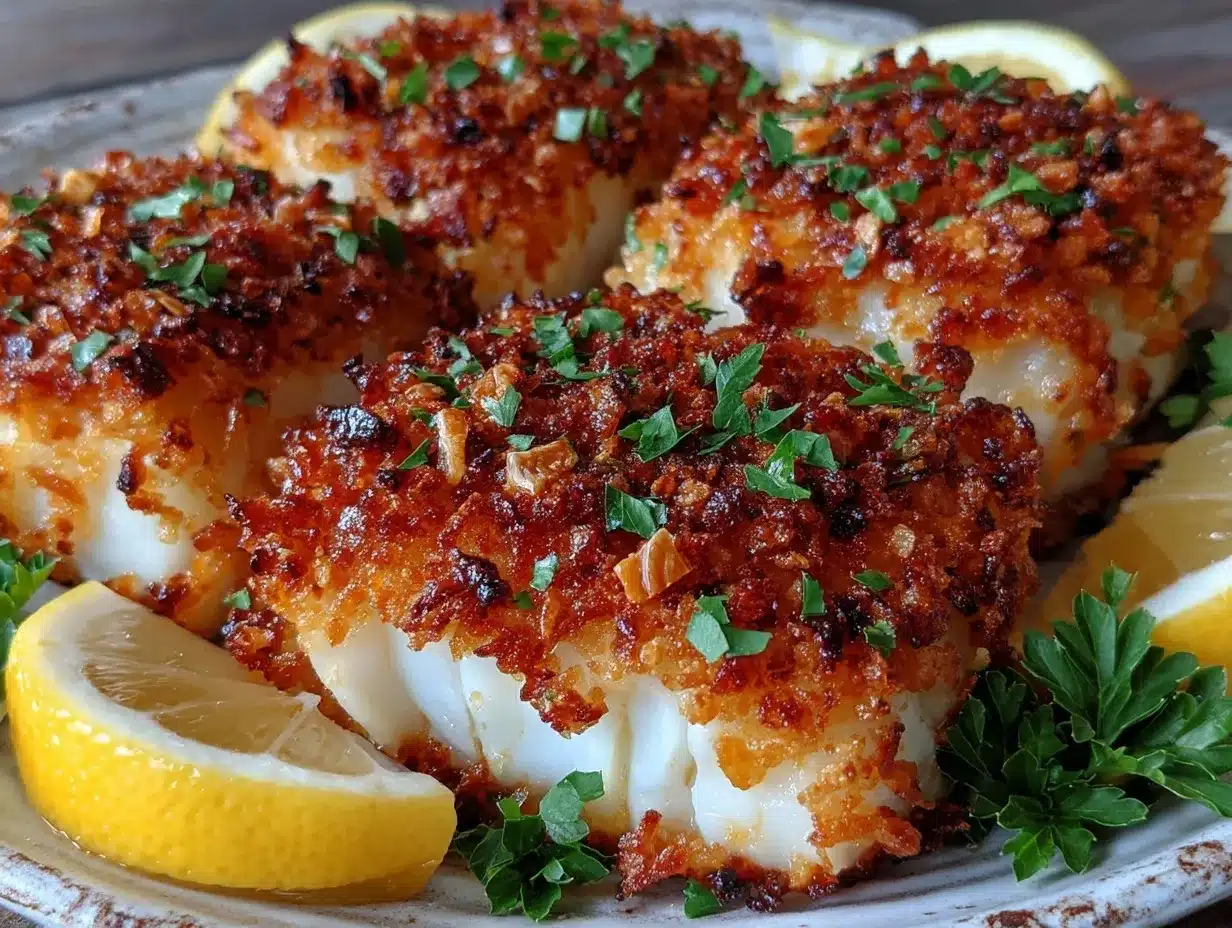 Easy Crispy Baked Cod Recipe with Fresh Herb Crust Perfect for Weeknight Dinners 4 easy crispy baked cod recipe preparation steps