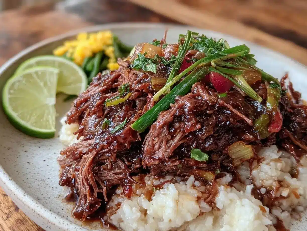 Easy Crockpot Shredded Beef Recipe for Healthy Mediterranean Meal Prep 4 easy crockpot shredded beef preparation steps