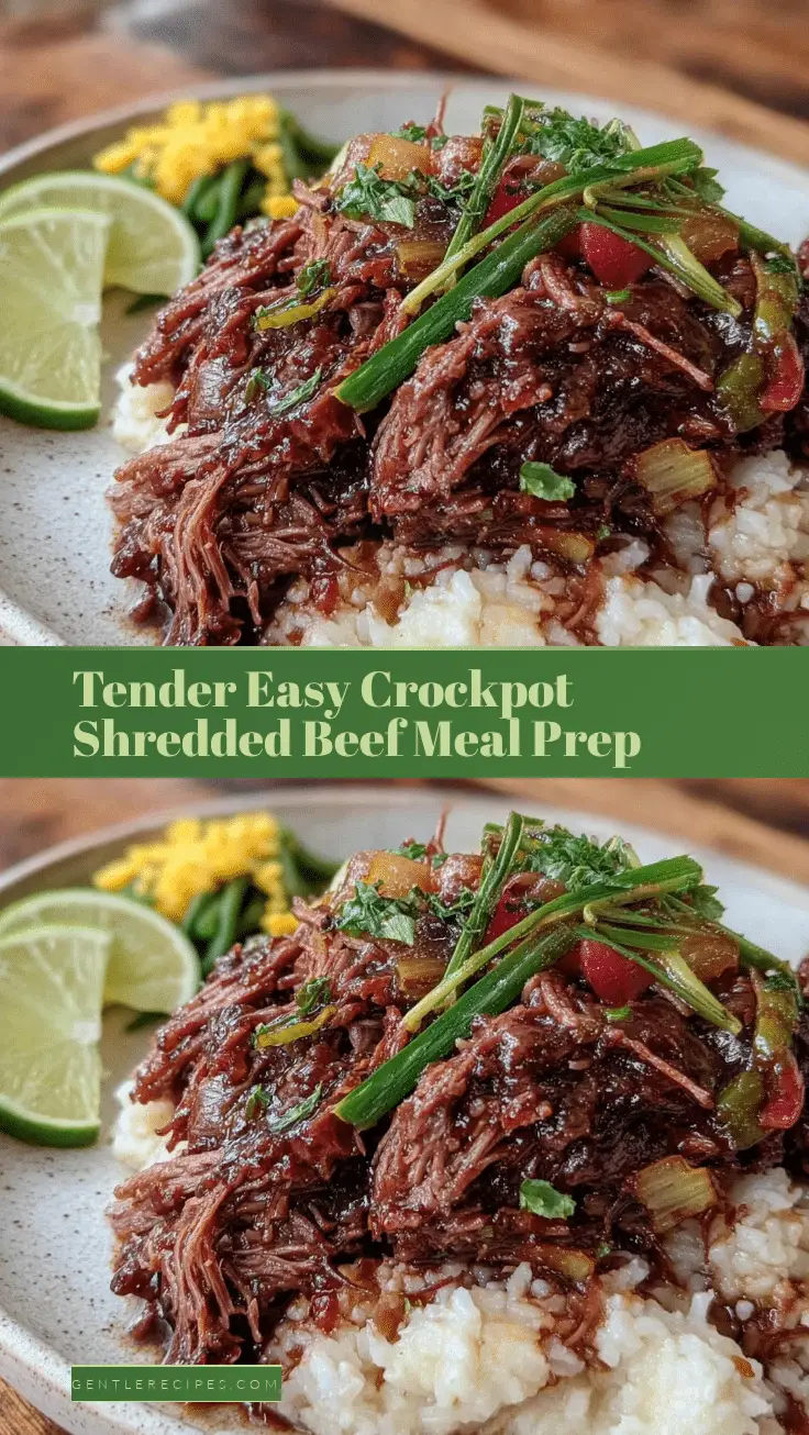 Easy Crockpot Shredded Beef Recipe for Healthy Mediterranean Meal Prep 5 easy crockpot shredded beef recipe