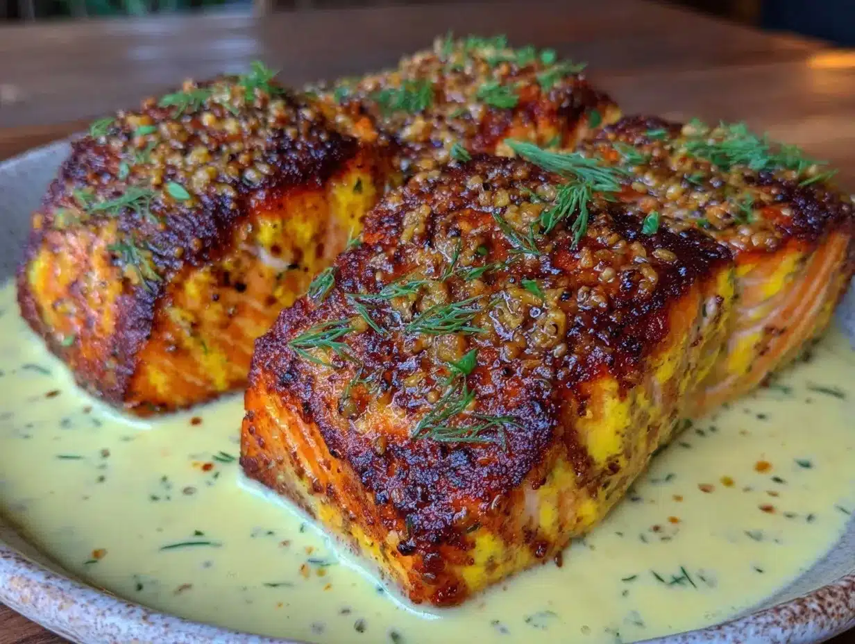 Easy Healthy Dill Salmon Recipe with Creamy Dill Sauce Made Perfect 4 easy healthy dill salmon preparation steps