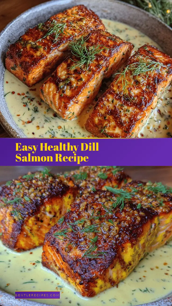Easy Healthy Dill Salmon Recipe with Creamy Dill Sauce Made Perfect 5 easy healthy dill salmon recipe