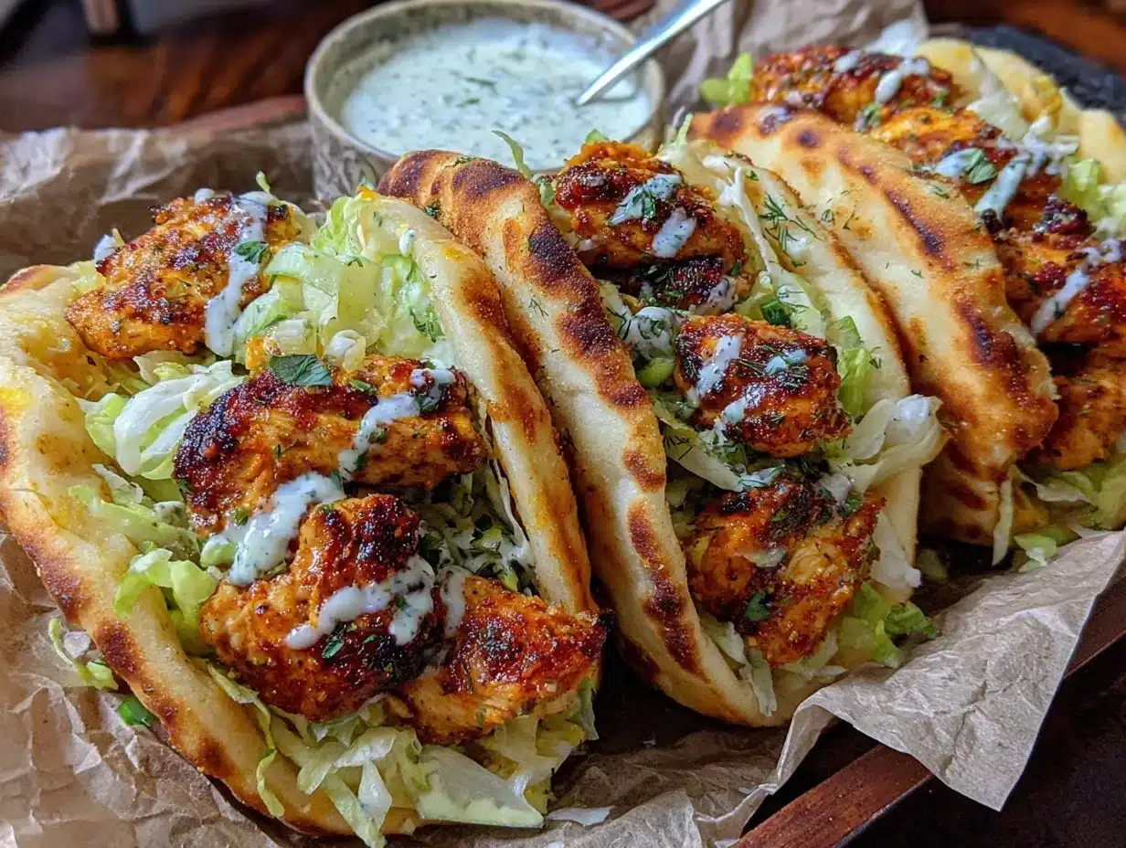 Easy Sheet Pan Chicken Pitas with Herby Ranch Recipe for Perfect Dinner 4 Easy Sheet Pan Chicken Pitas preparation steps