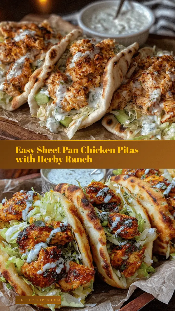 Easy Sheet Pan Chicken Pitas with Herby Ranch Recipe for Perfect Dinner 5 Easy Sheet Pan Chicken Pitas recipe