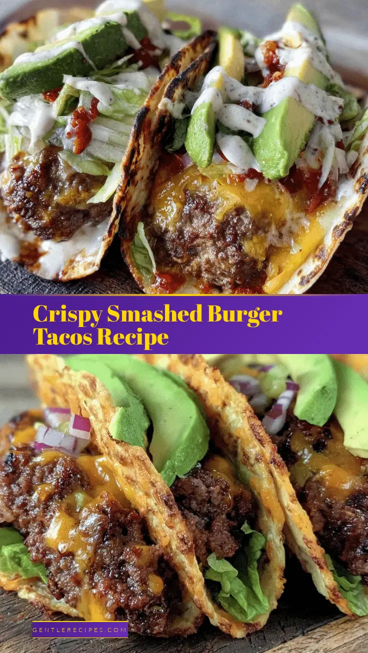 Easy Smashed Burger Tacos Recipe Perfect for Quick Meaty Dinners 5 easy smashed burger tacos recipe