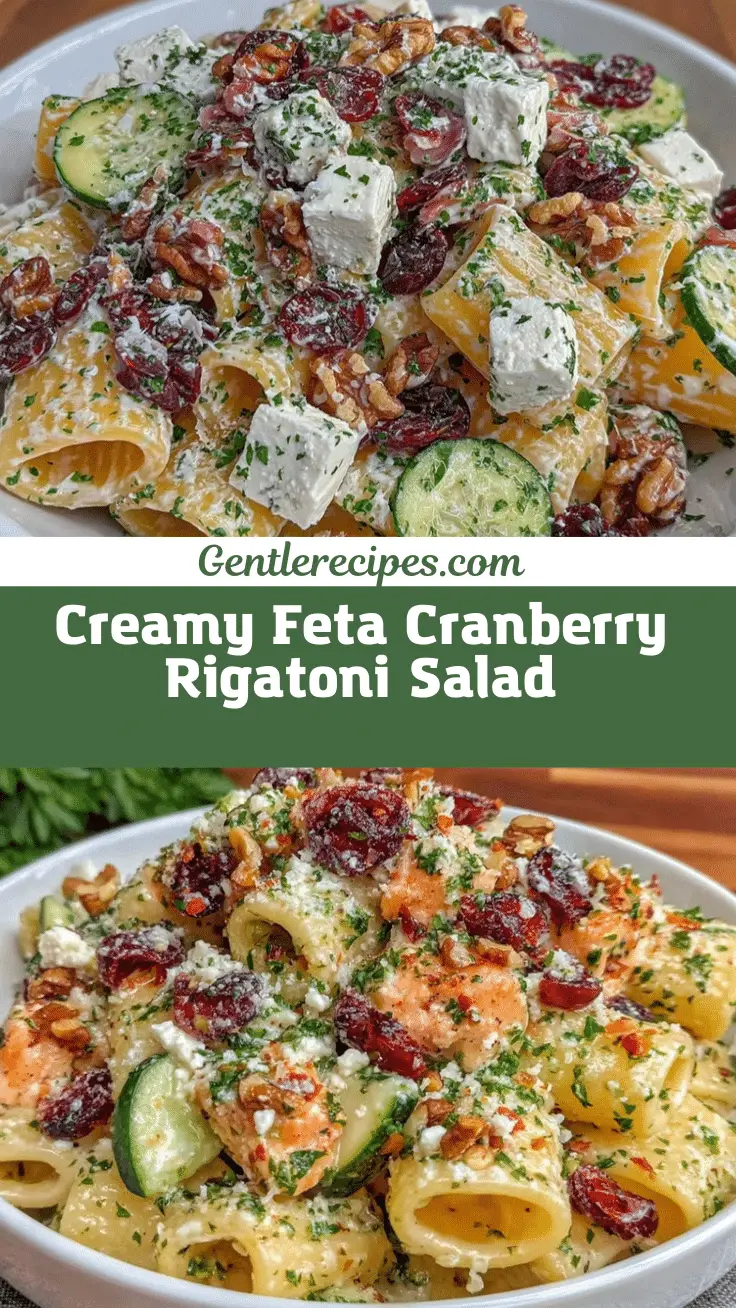 Feta Cranberry Rigatoni Salad Recipe – Easy 20-Minute Crowd Pleaser 5 Feta Cranberry Rigatoni Salad recipe