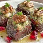 feta parmesan roasted stuffed dates - featured image