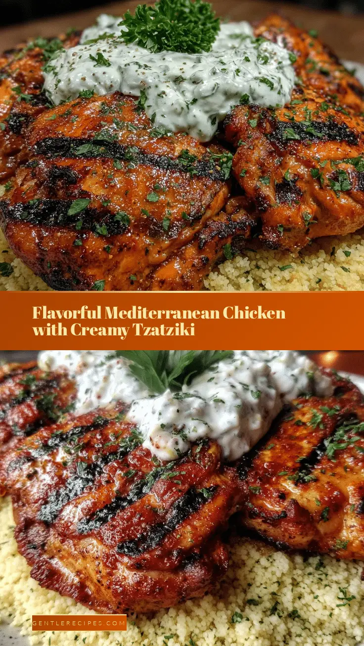 Flavorful Mediterranean Chicken Recipe with Easy Tzatziki and Couscous Healthy Dinner 5 flavorful mediterranean chicken recipe recipe