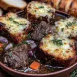 French Onion Beef Short Rib Soup - featured image