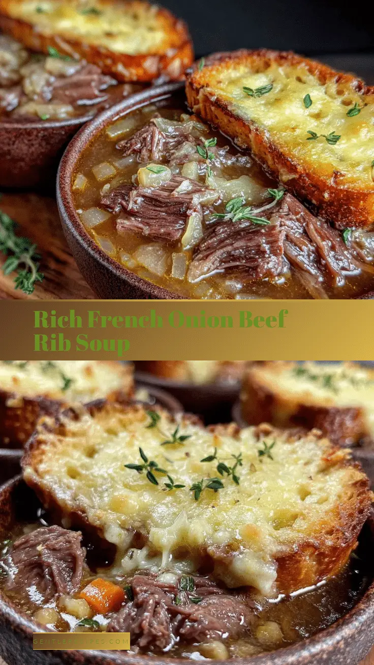 Savory French Onion Beef Short Rib Soup Recipe Easy Homemade Comfort 5 french onion beef short rib soup recipe