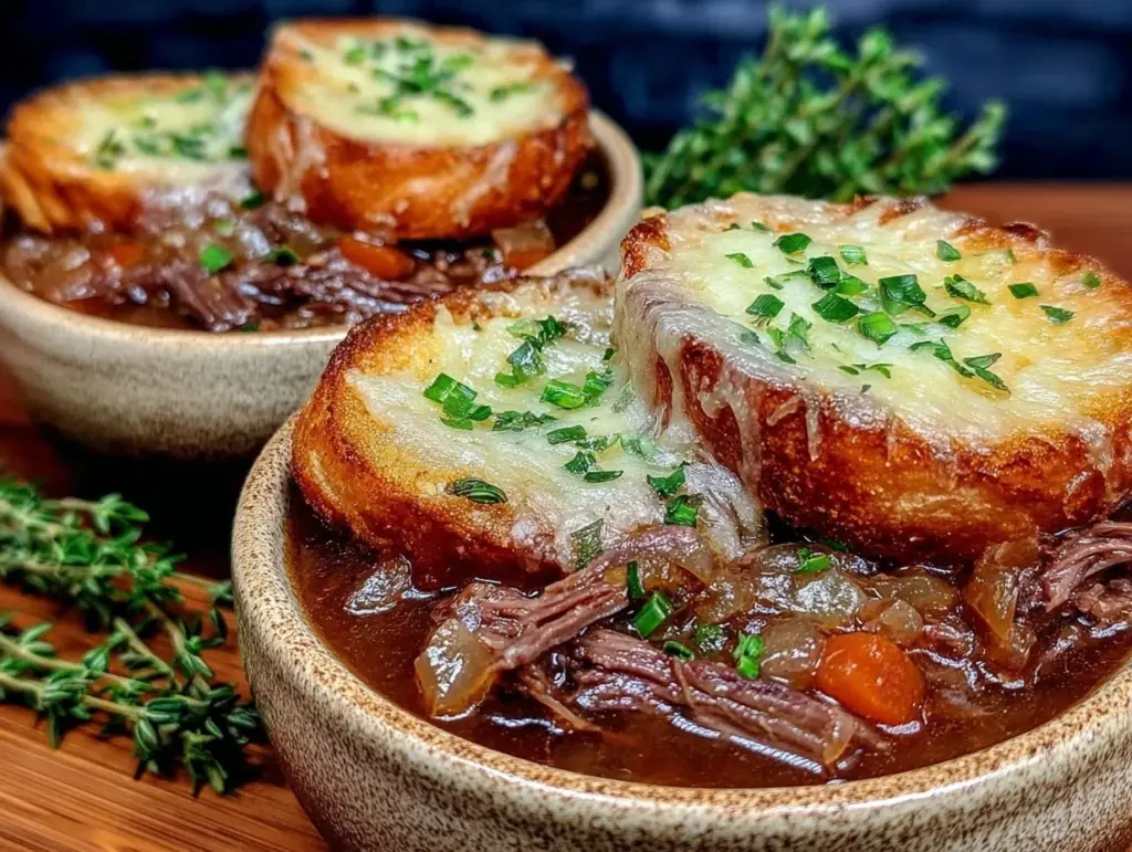 French onion short rib soup - featured image