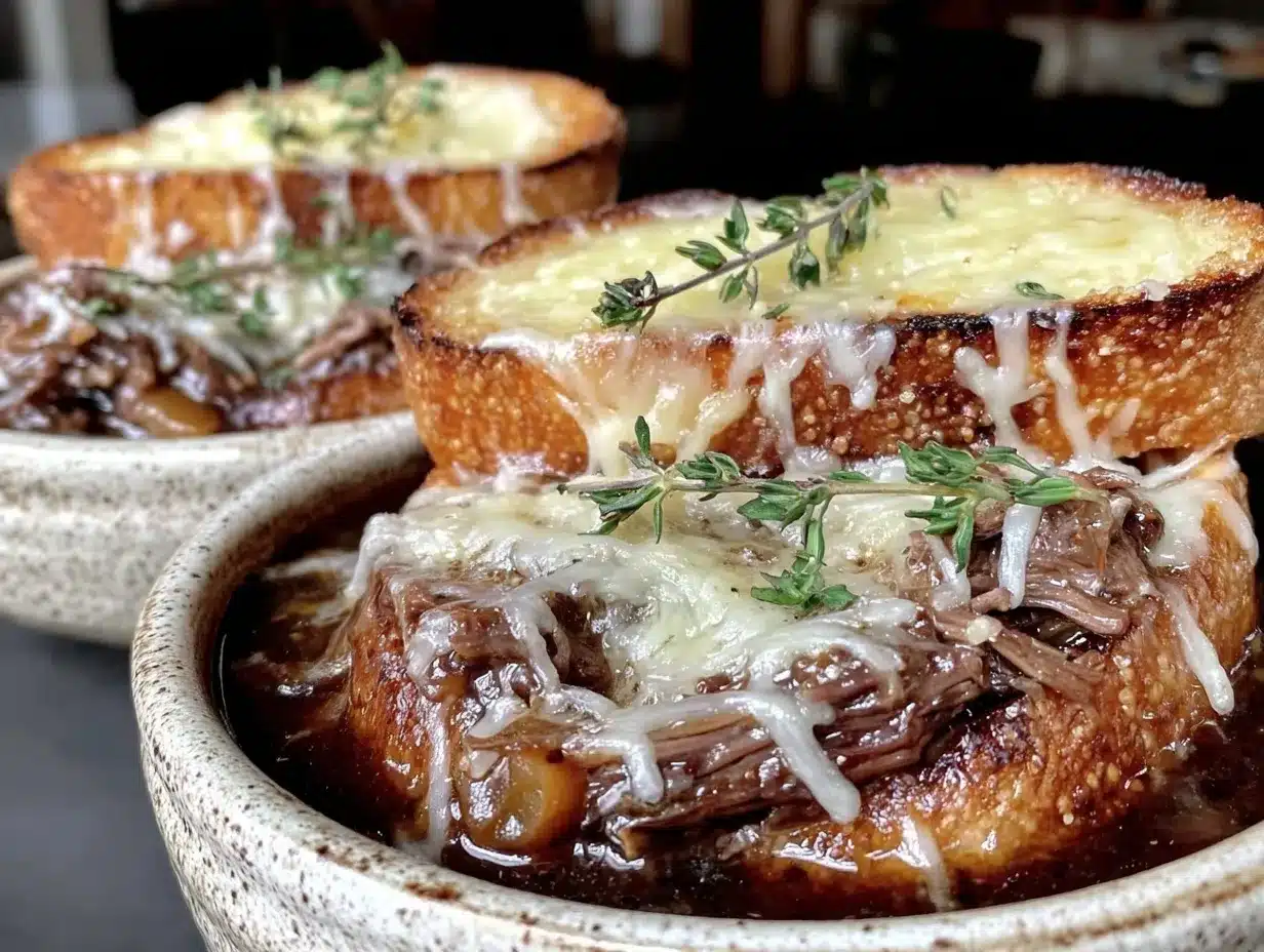 French Onion Short Rib Soup Recipe – Easy Melted Gruyère Comfort 4 French onion short rib soup preparation steps