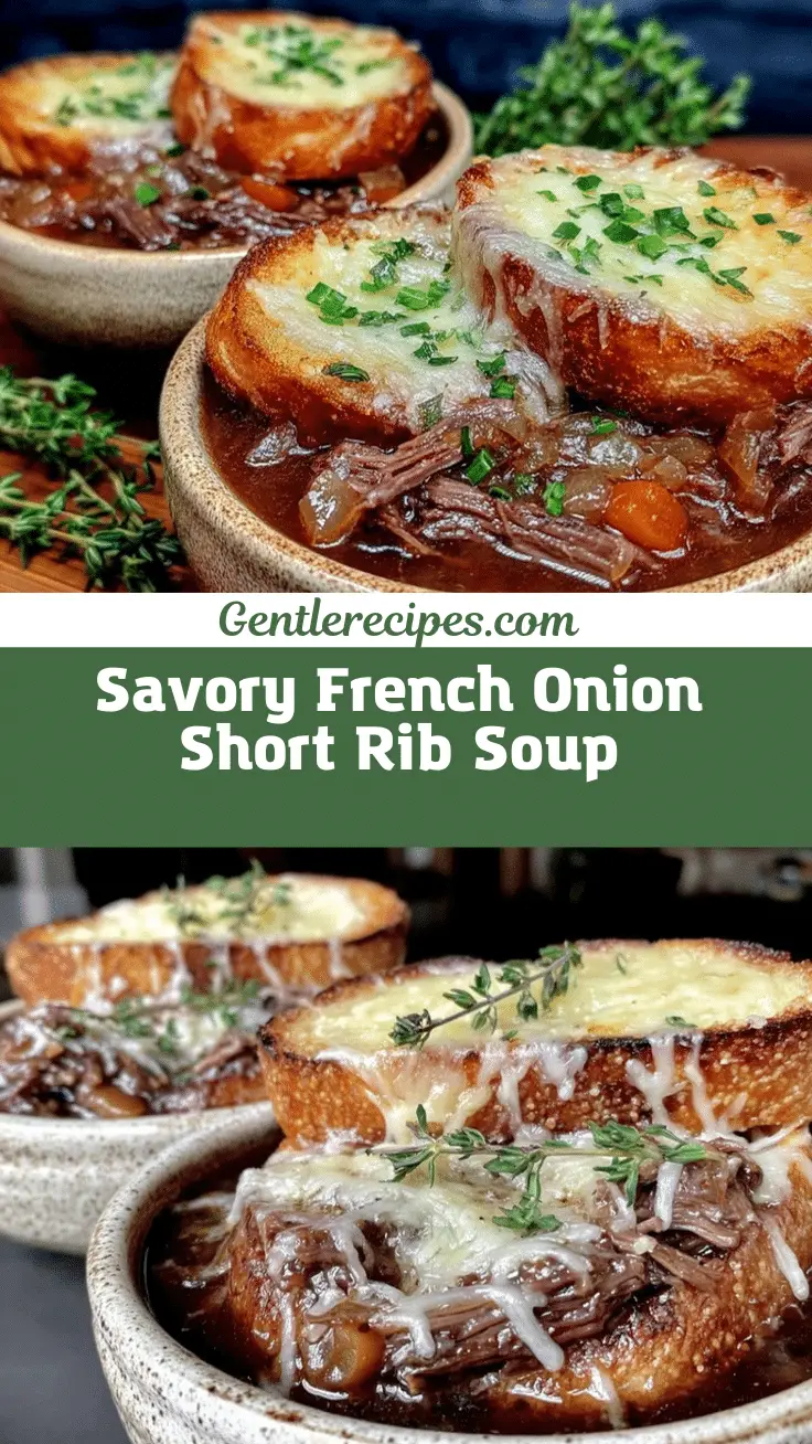 French Onion Short Rib Soup Recipe – Easy Melted Gruyère Comfort 5 French onion short rib soup recipe