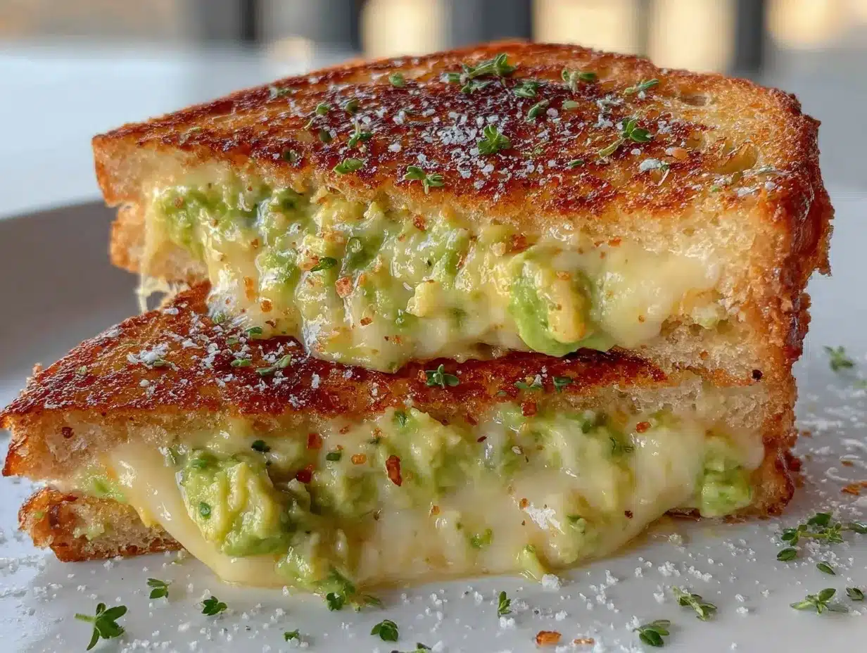 Fresh Avocado Grilled Cheese: Easy Gourmet Sandwich Melt Recipe 4 fresh avocado grilled cheese preparation steps