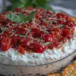 fresh bruschetta dip - featured image