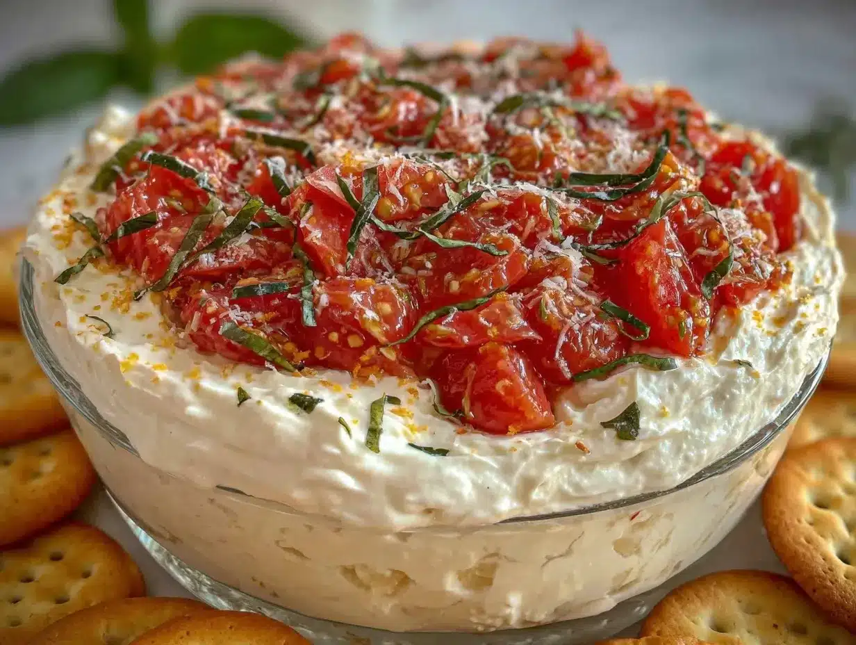 Fresh Bruschetta Dip Recipe: Easy Valentine’s Day Appetizer 4 fresh bruschetta dip preparation steps