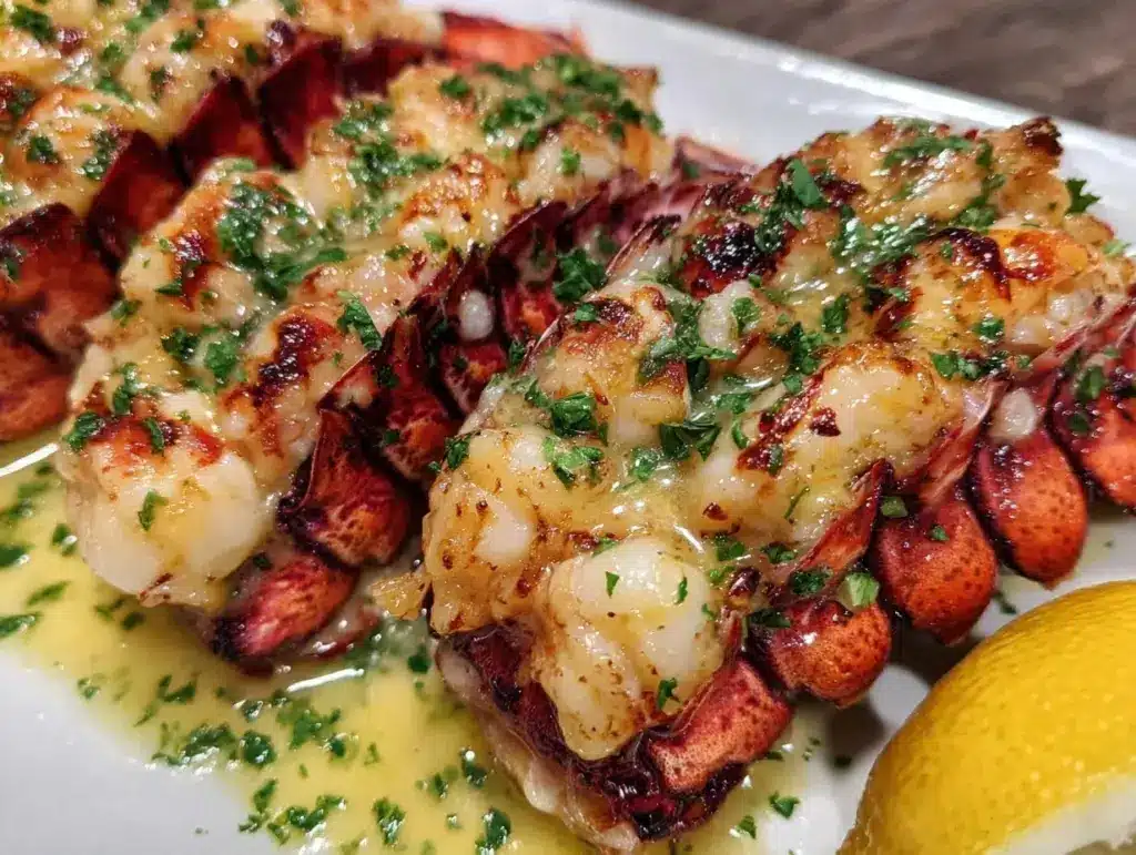 garlic lobster tails - featured image