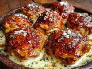 Home 4 Garlic Parmesan Chicken Thighs - featured image