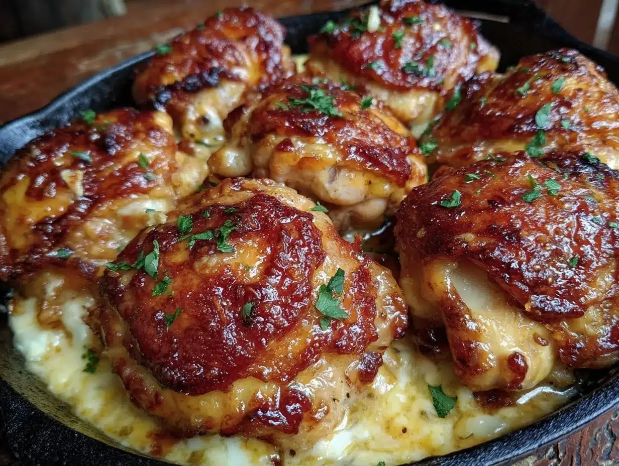 Garlic Parmesan Chicken Thighs Recipe Easy Valentine’s Day Dinner 4 Garlic Parmesan Chicken Thighs preparation steps