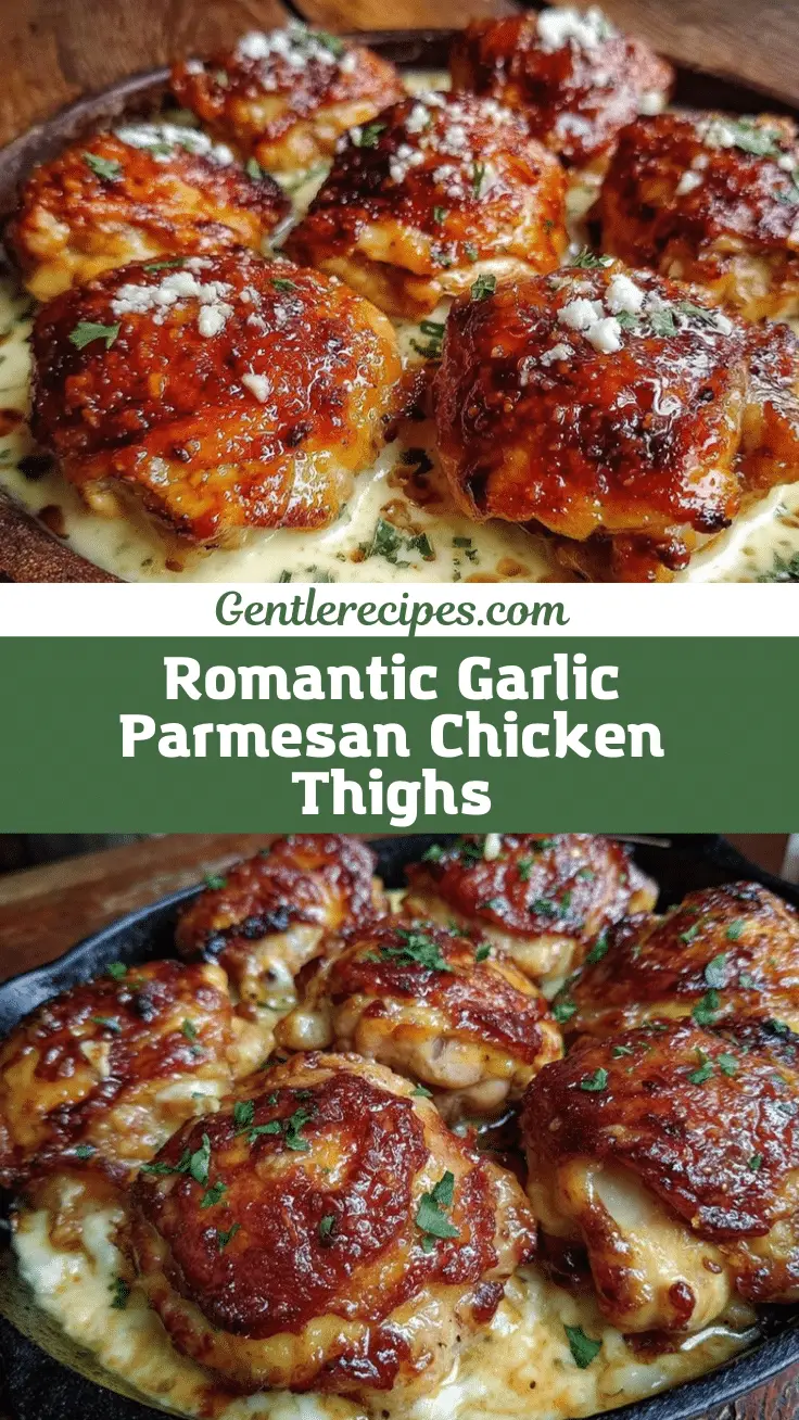 Garlic Parmesan Chicken Thighs Recipe Easy Valentine’s Day Dinner 5 Garlic Parmesan Chicken Thighs recipe